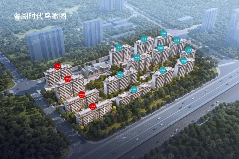 睿湖时代(新房)3室2厅132㎡116万二手房图片
