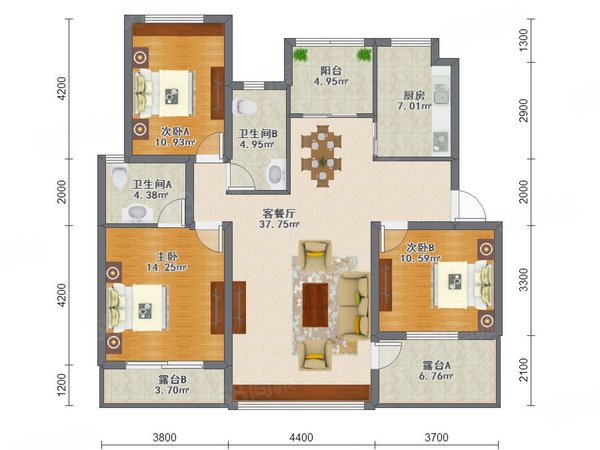【多图】半岛蓝湾,新城区租房,半岛蓝湾 3室1厅1卫 电梯房 精装修99