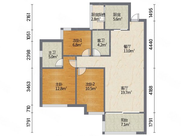 保利时代 3室2厅2卫 电梯房 精装修100平米,金湾租房-珠海58安居客