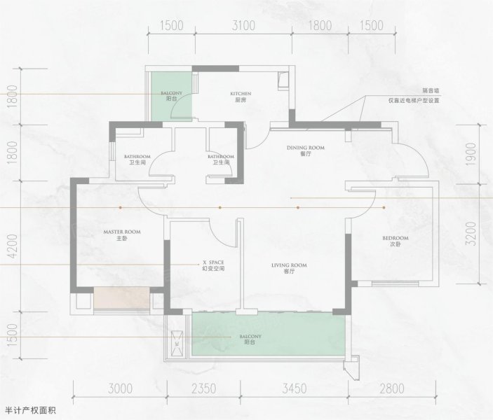 高投新川锦萃(新房)3室2厅89㎡223万二手房图片