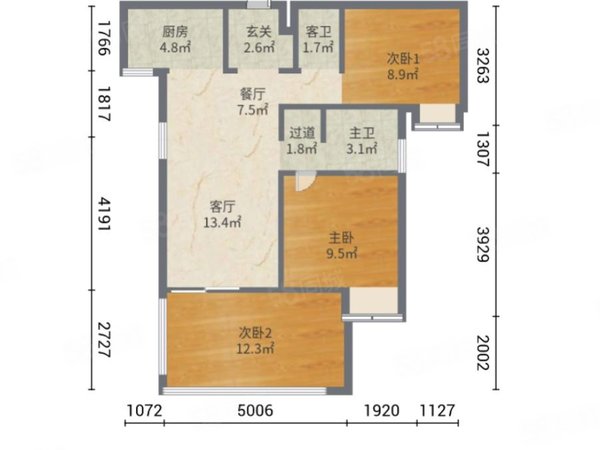 【多图】建发珑玥湾(二期),浮桥租房,建发珑玥湾(二期) 3室2厅2卫