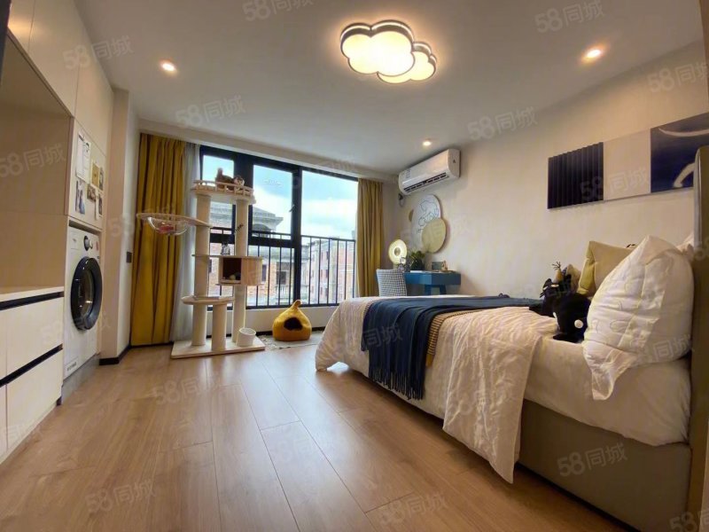 无社保可买总价55万买下桥地铁口精装复式3房通燃气带阳台