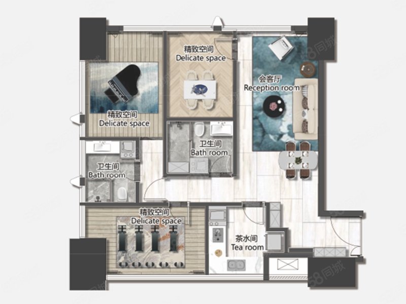 蜀道云上1室1厅125㎡145万二手房图片