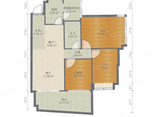 【多图】雅居乐锦城花间集,新区租房,雅居乐锦城花间集 3室2厅1卫