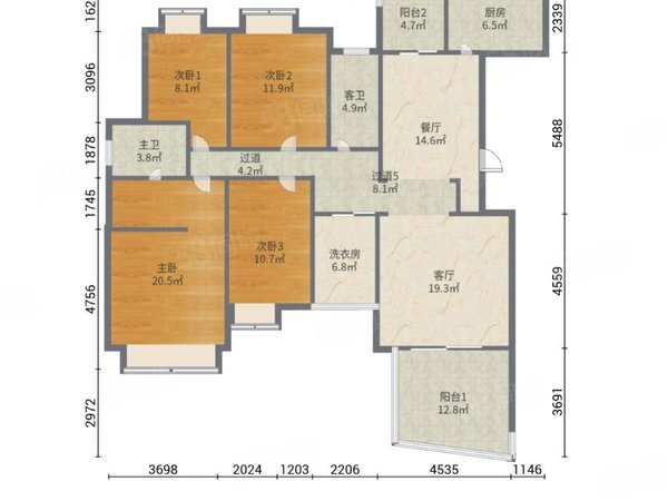 珠海横琴横琴口岸华融琴海湾横琴大平层 口岸住宅出租房源真实图片