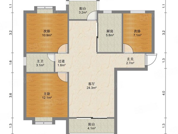 【多图】石湖景苑一期,长桥租房,石湖景苑一期 3室2厅1卫 电梯房 精