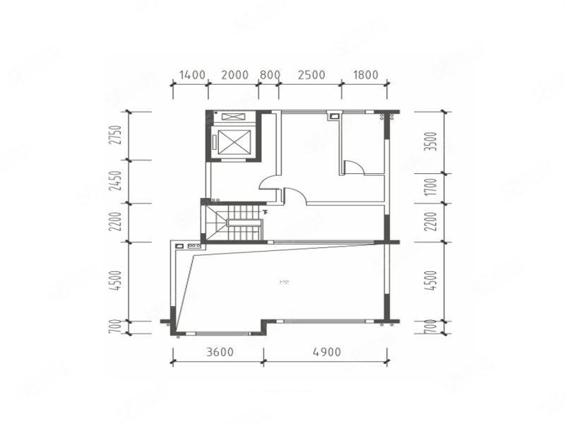 湔投峰樾(新房)2室3厅165㎡217万二手房图片