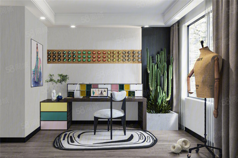 住總興創(chuàng)·如遇3室2廳2衛(wèi)89.8㎡南北240萬