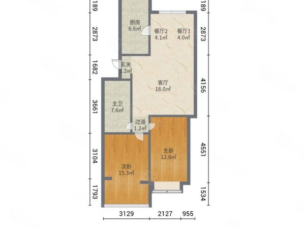 青岛李沧金水路馨苑小区(李沧)馨苑小区(李沧) 2室2厅1卫  101平米