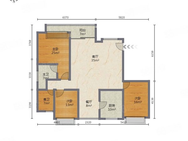 【多图】华融琴海湾,横琴口岸租房,华融琴海湾 3室2厅2卫 7200.