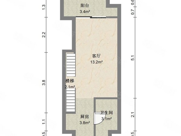 深圳龙岗大运恒明one恒明one 2室2厅1卫 42平 配套齐全 精装修出租