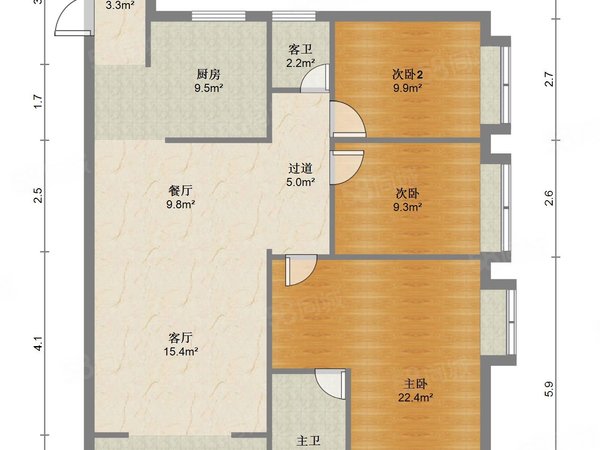 昆明西山前卫营润城第三大道精装修170平大面积出租 采光好 付款灵活