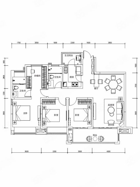 人居大同峰荟(新房)3室2厅134㎡120万二手房图片