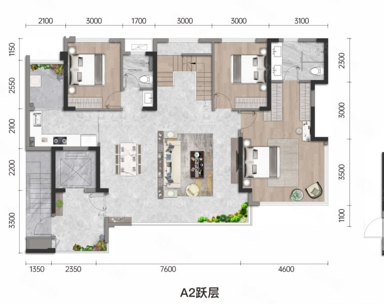 嘉禾凤栖和鸣4室2厅151㎡351万二手房图片