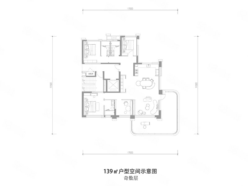 天地源云和锦上4室2厅139㎡274万二手房图片