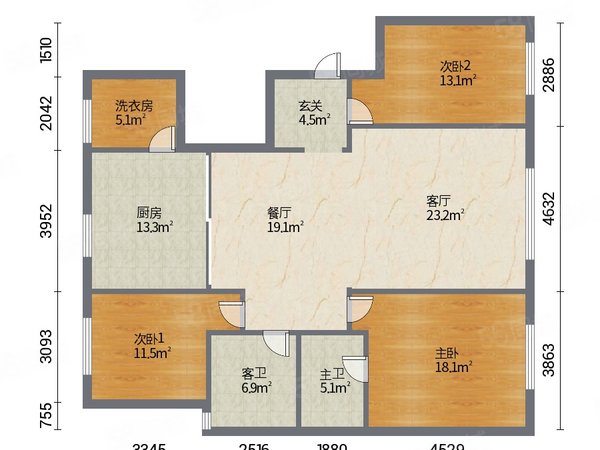 沈阳浑南全运路中海半山华府中海半山华府 4室2厅2卫 精装修 南北通透