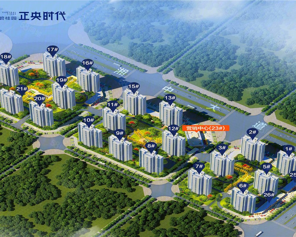 碧桂园·正央时代小区详情,房价走势,房源,业主论坛】- 娄底58统乔