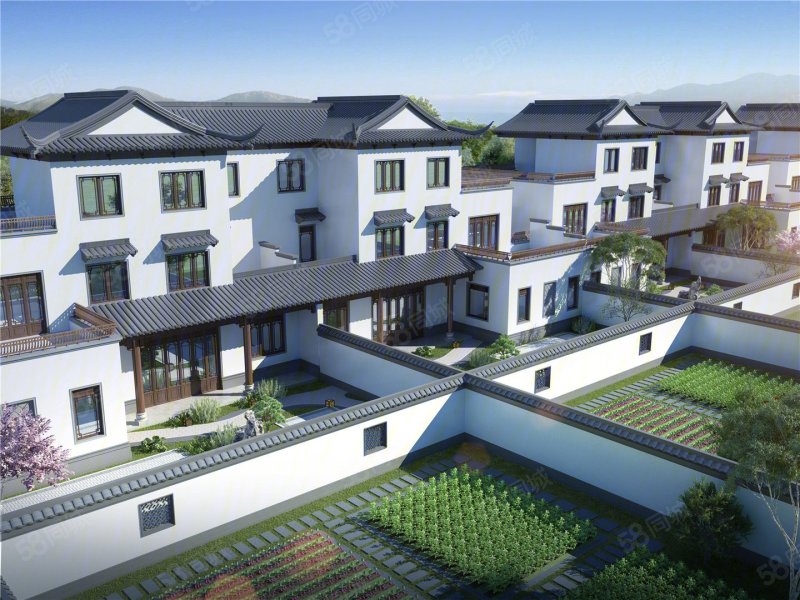 江南风情 叠墅合院 5字头起 随时看房,桃花源著·江南-长春58同城