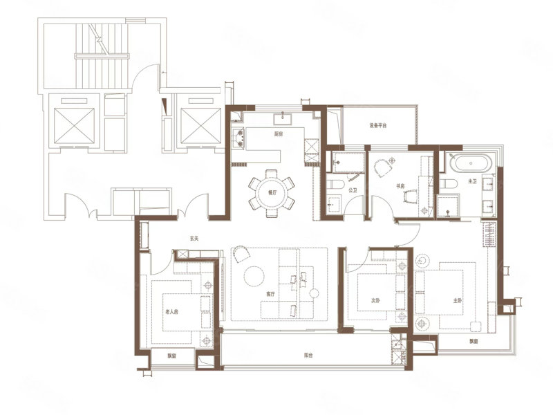 保利东方瑧悦4室2厅147㎡488万二手房图片