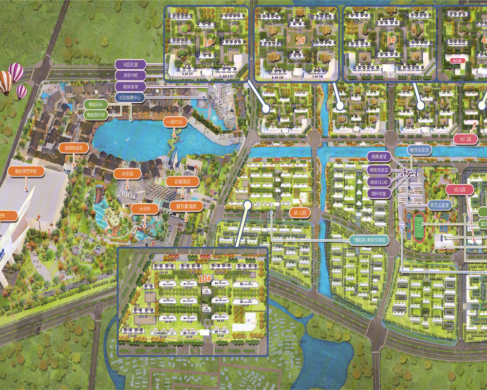 南通融创文旅城规划图图片