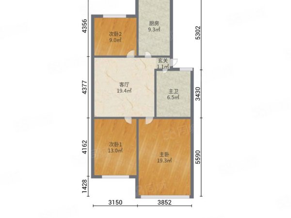 青岛李沧金水路馨苑小区(李沧)李村附近  精装套三家具家电齐全 看房