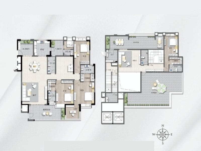 北岸美庐(新房)6室2厅350㎡万二手房图片