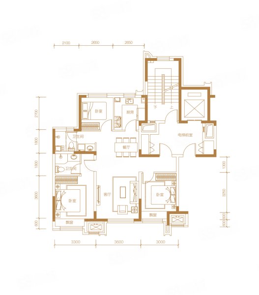 林语雅居3室2厅105㎡58万二手房图片