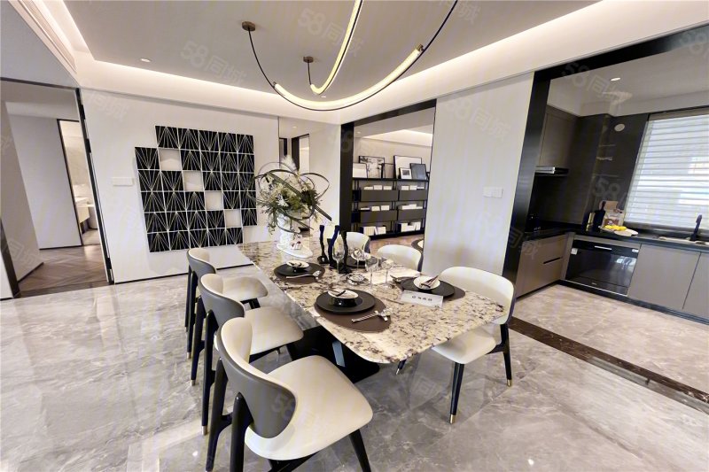 环山路泰山龙胤超大落地窗国悦山联排洋房山和院子