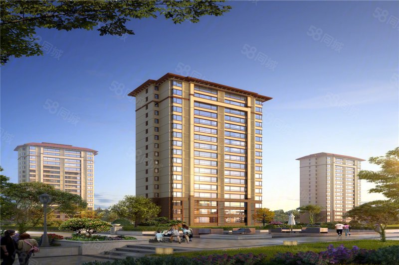 美林学府旁六中四期新房咨询看新户型通透户型