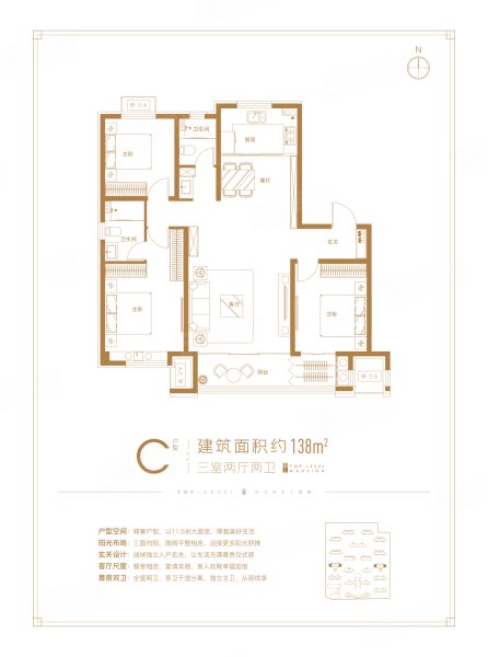 【10图】麒麟华府 小高层 138平大三居,中鼎麒麟华府-邢台58同城