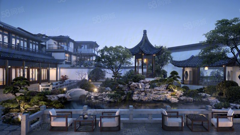 绣湖荷院 中式古风别墅 5层使带电梯享团购价!