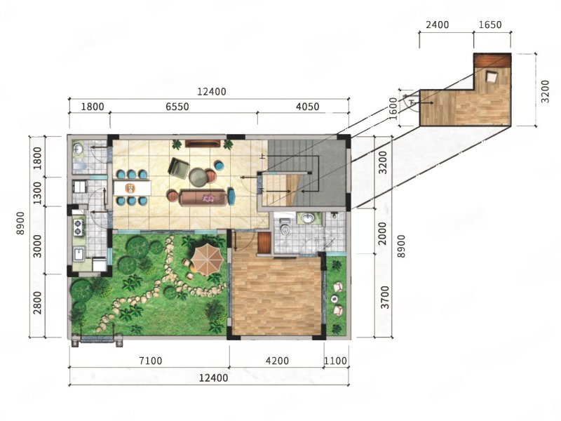 同心青城里2室2厅121㎡230万二手房图片