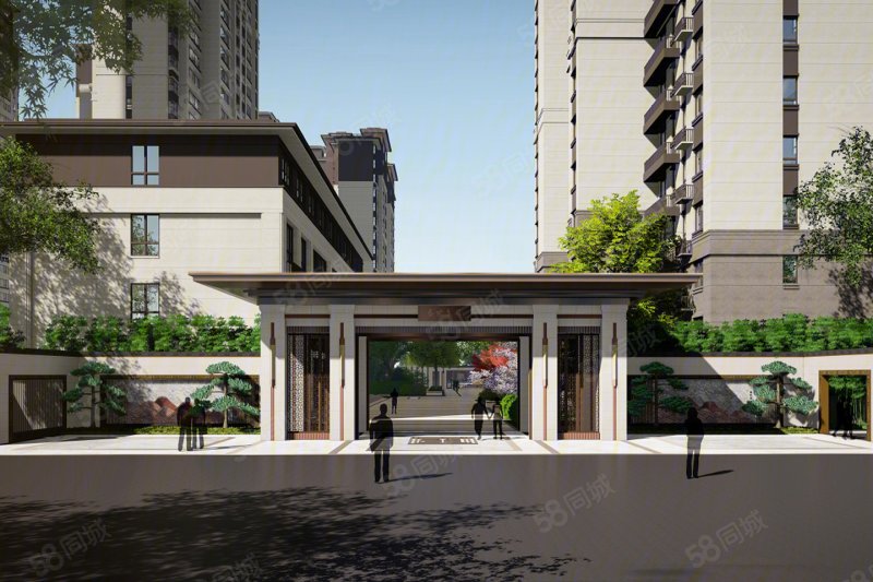 一路之隔迎胜分校!体育馆!开元盛世信园,盛世康园(新房)-泰安58同城