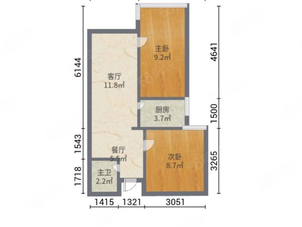 福州晋安西园祥园新苑祥园新苑 2室2厅1卫  电梯房 60平米出租房源