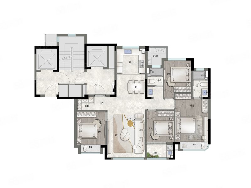 宁波瑞云4室2厅129㎡367万二手房图片