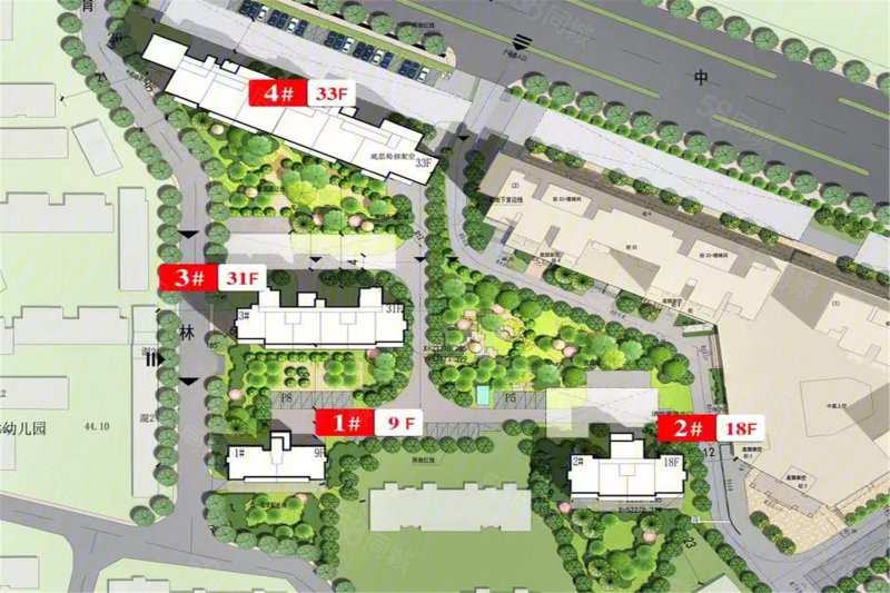 【10图】毓秀 30楼72平米2室1厅,团购价打8折,毓秀学府(新房)-铜陵58