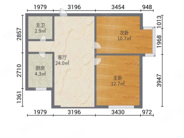 【多图】新加坡城(二期),长白租房,新加坡城二期 屋里简单装修 两个