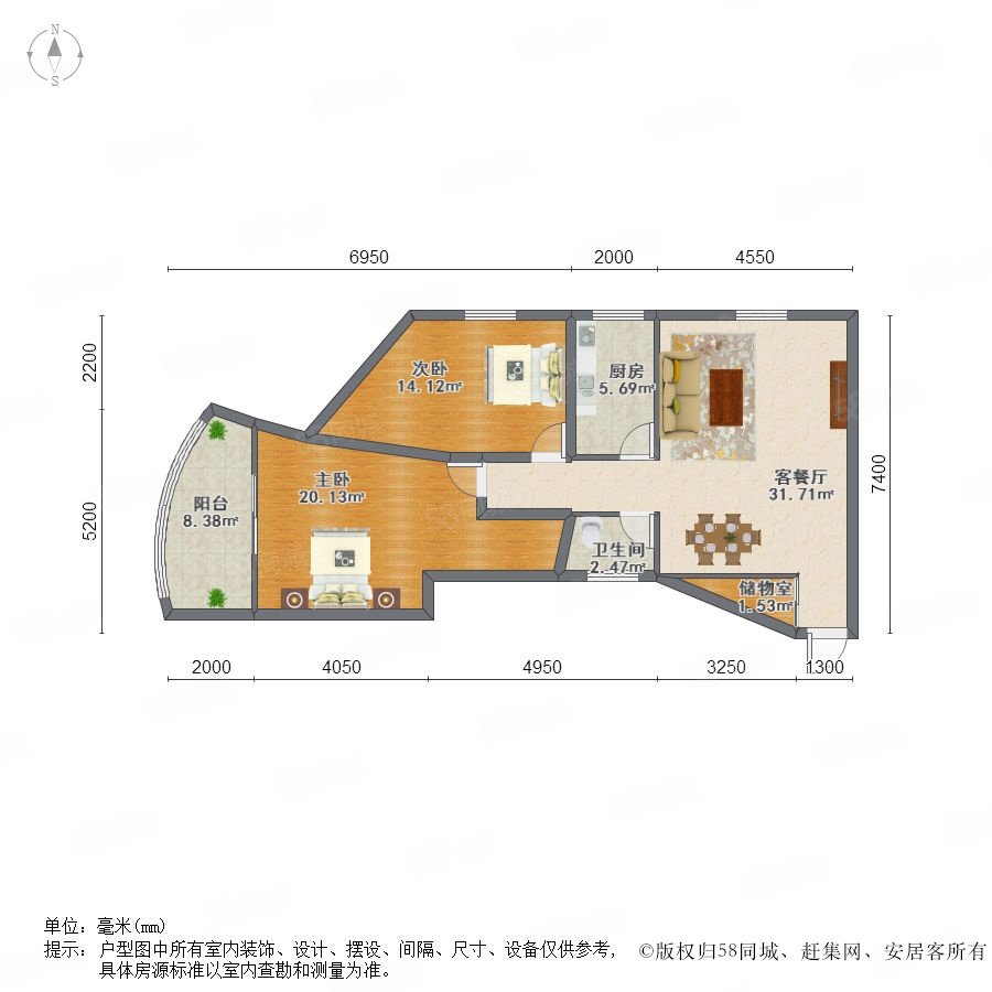 枫丹雅苑户型图图片