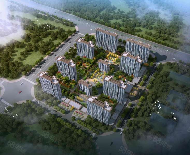 华洋翡翠公园3室2厅134.17㎡94万二手房图片