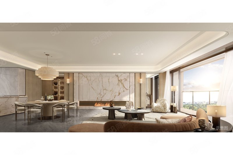 龙湖·宸翰3室2厅97㎡417万二手房图片