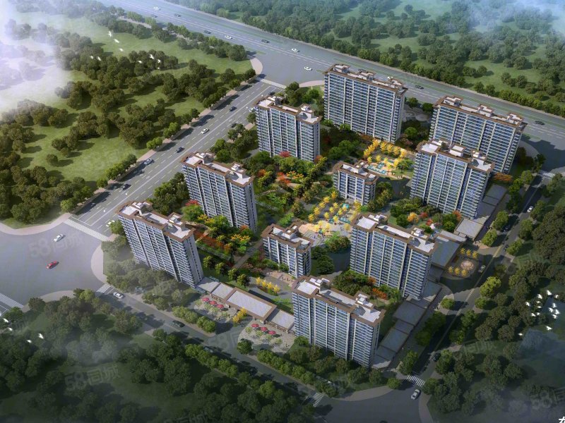 华洋翡翠公园3室2厅121.78㎡85万二手房图片