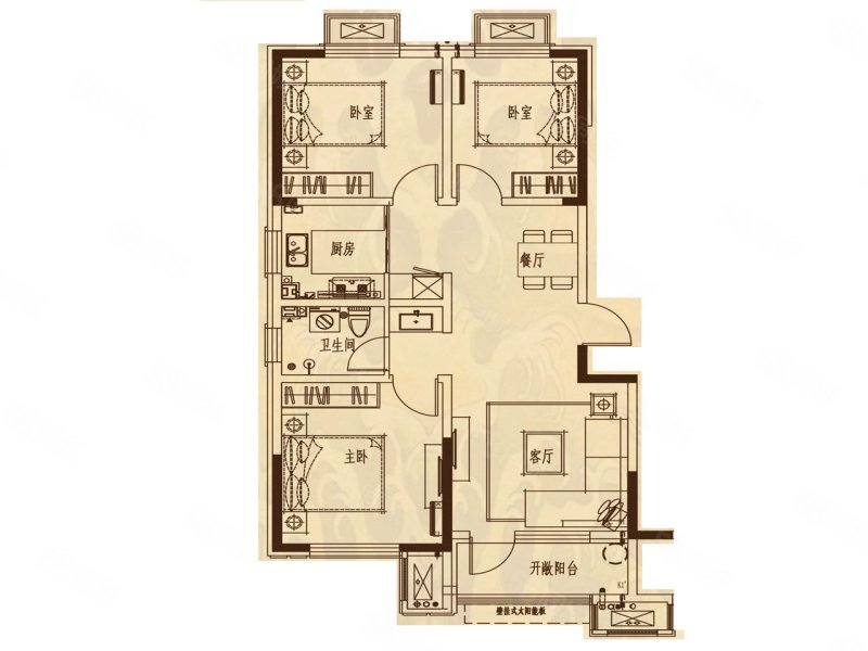 1万即可买房!澜山悦府精装套三