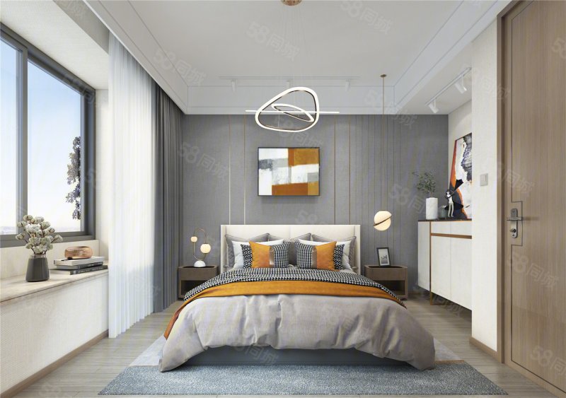 华山61星岄府3室2厅1卫97.66㎡南北137万