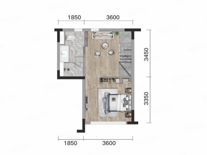 仁恒溪云居(新房)2室3厅88㎡150万二手房图片