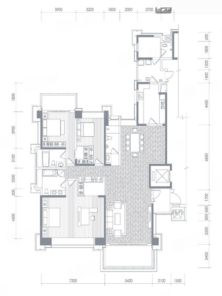 人居东湖长岛3室2厅261㎡692万二手房图片