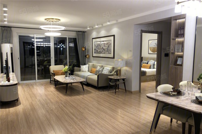 【10图】3室2厅2卫 136m 朝南北 约75万,碧桂园学府世家(新房)-汉中58