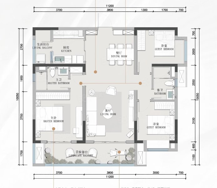 未来云邸3室2厅112㎡137万二手房图片
