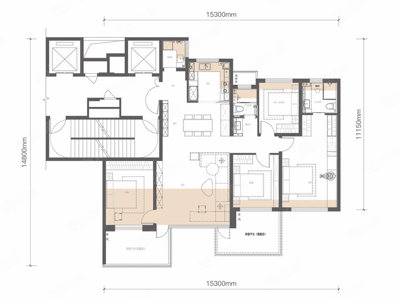 招商梧桐书院4室2厅139㎡248万二手房图片