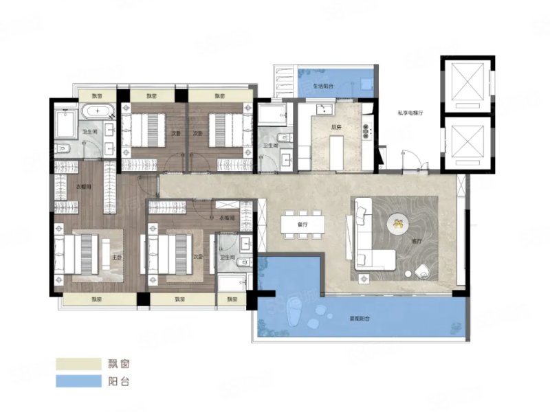 源林壹号5室2厅211㎡万二手房图片