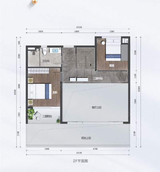 波波利海岸3号院3室2厅2卫107㎡南北260万